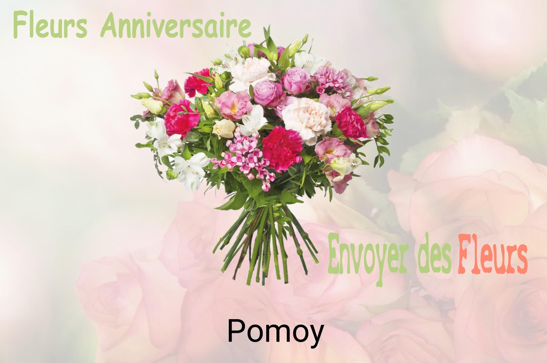Bouquet de fleurs d’anniversaire livré à Pomoy